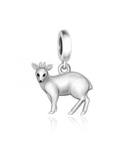Chilean huemul Deer Charm, South Andean Deer Charm, Fit Pandora Charms, 925 Sterling Silver Charms, Charms for Pandora Bracelet