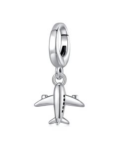 Openable Hanging Ring Airplane Charm, Charms for Pandora Bracelet, Fit Pandora Charm, 925 Sterling Silver Charms, For Pandora Charm Bracelet