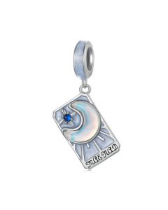 High Priestess Tarot Pendant Charm, Charms for Pandora Bracelet, For Pandora Charm Bracelet, 925 Sterling Silver Charms, Fit Pandora Charms