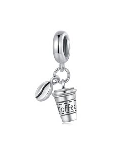 Coffee Cup Pendant Charm, Charms for Pandora Bracelet, 925 Sterling Silver Charms, For Pandora Charm Bracelet, Fit Pandora Charms