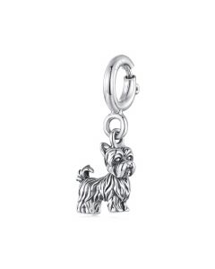 Yorkshire Terrier Locket Charm, For Pandora Charm Bracelet, Charms for Pandora Bracelet, 925 Sterling Silver Charms, Fit Pandora Charms
