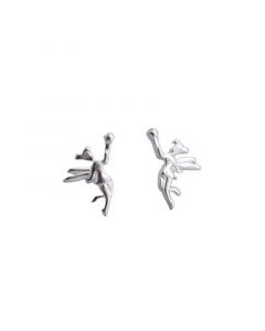 Simple Design Earrings, Elf Stud Earrings, Light Luxury Style, 925 Sterling Silver Earrings, Minimalist Design Earrings, Angel Jewelry