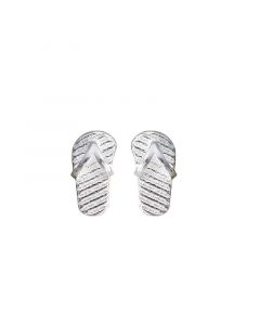 Clothing, Handbags & Shoes Jewelry, 925 Sterling Silver Earrings, Simple Design Earrings, Flip Flops Stud Earrings