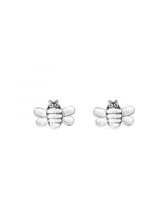 Minimalist Design Earrings, Little Bee Stud Earrings, Animals & Insects Jewelry, 925 Sterling Silver Earrings, Simple Design Earrings