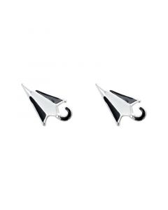 Simple Design Earrings, Minimalist Design Earrings, Umbrella Stud Earrings, Light Luxury Style, 925 Sterling Silver Earrings