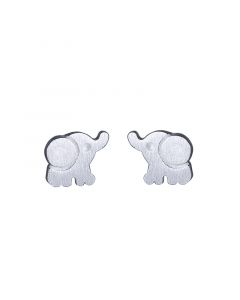 Elephant Stud Earrings, Minimalist Design Earrings, Animals & Insects Jewelry, 925 Sterling Silver Earrings, Simple Design Earrings