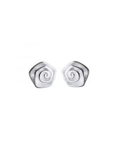 925 Sterling Silver Earrings, Simple Design Earrings, Minimalist Design Earrings, Flowers & Plants Jewelry, Rose Flower Stud Earrings