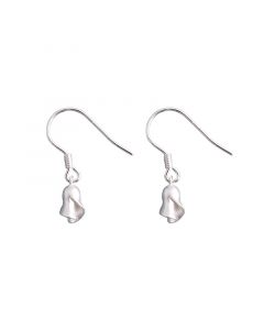 Simple Design Earrings, 925 Sterling Silver Earrings, Flowers & Plants Jewelry, Rose Flower Dangle Drop Earrings