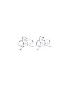 Geometric Jewelry, 925 Sterling Silver Earrings, Kite Cutout Stud Earrings, Minimalist Design Earrings, Simple Design Earrings