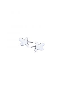 Pigeon Stud Earrings, 925 Sterling Silver Earrings, Simple Design Earrings, Animals & Insects Jewelry, Minimalist Design Earrings
