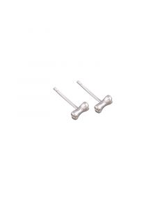 Minimalist Design Earrings, 925 Sterling Silver Earrings, Light Luxury Style, Bone Stud Earrings, Simple Design Earrings