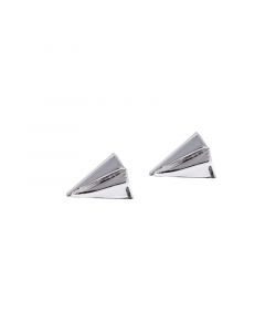 Simple Design Earrings, 925 Sterling Silver Earrings, Paper Airplane Stud Earrings, Geometric Jewelry, Travel & Places Jewelry