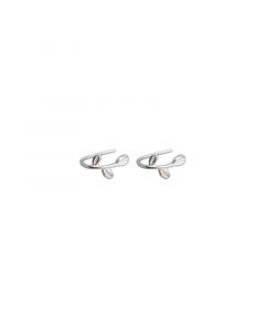 Leaf Jewelry, Minimalist Design Earrings, Simple Design Earrings, 925 Sterling Silver Earrings, Leaf Stud Earrings, Light Luxury Style