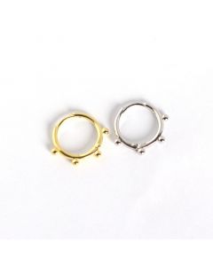 Geometric Jewelry, Minimalist Design Earrings, Simple Design Earrings, 925 Sterling Silver Earrings, Geometric Bead Hoop Earrings