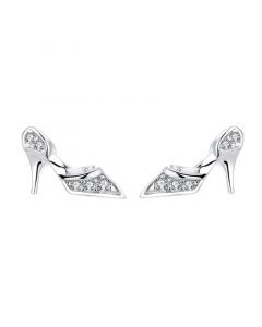 Simple Design Earrings, Clothing, Handbags & Shoes Jewelry, 925 Sterling Silver Earrings, High Heels Zircon Crawlers Earrings