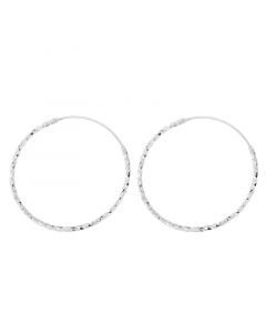 Simple Design Earrings, Minimalist Design Earrings, Geometric Jewelry, 925 Sterling Silver Earrings, Big Circle Hoop Earrings