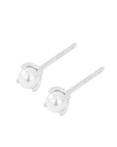 Simple Design Earrings, 925 Sterling Silver Earrings, Light Luxury Style, Minimalist Design Earrings, Pearl Stud Earrings
