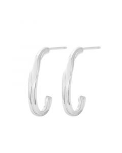 Simple Design Earrings, Line Crossing Dangle Drop Earrings, Light Luxury Style, 925 Sterling Silver Earrings, Minimalist Design Earrings