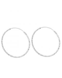 Geometric Jewelry, Simple Design Earrings, Minimalist Design Earrings, Glossy Big Circle Hoop Earrings, 925 Sterling Silver Earrings
