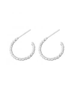 Kink Stud Earrings, 925 Sterling Silver Earrings, Light Luxury Style, Simple Design Earrings, Minimalist Design Earrings