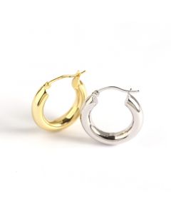 925 Sterling Silver Earrings, Geometric Hoop Earrings, Minimalist Design Earrings, Geometric Jewelry, Simple Design Earrings