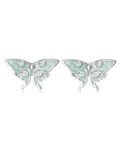 The Wizard Of Oz Butterfly Stud Earrings, Animals & Insects Jewelry, Light Luxury Style Earrings, 925 Sterling Silver Earrings