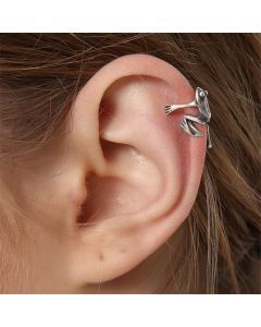 Frog Clip Earrings, Light Luxury Style Earrings, 925 Sterling Silver Earrings, Animals & Insects Jewelry