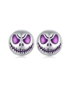Luminous Halloween Skeleton Stud Earrings, Light Luxury Style Earrings, Halloween Jewelry, Skeletons & Skulls Jewelry