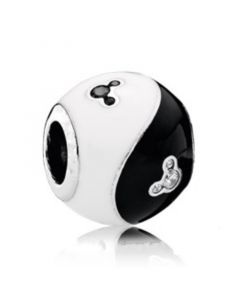 925 Sterling Silver Charms,Mickey Yin & Yang Charm,Pandora Charms,Charms for Bracelet,Charms for Pandora Charm Bracelet