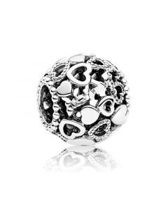 Pandora Charms,Charms for Pandora Charm Bracelet,Charms for Bracelet,For Pandora Charm Bracelet,925 Sterling Silver Charms,Hearts Charm