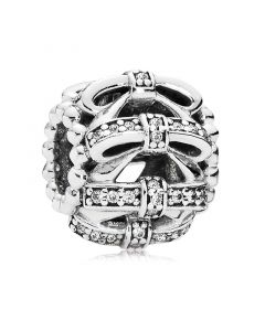 Pandora Charms,925 Sterling Silver Charms,Charms for Bracelet,Bow Pave CZ Charm,For Pandora Charm Bracelet,Charms for Pandora Charm Bracelet