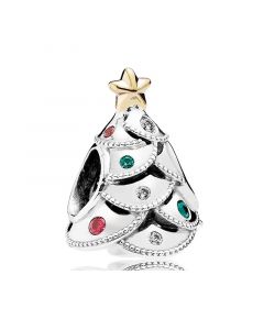 Pandora Charms,Charms for Pandora Charm Bracelet,Charms for Bracelet,925 Sterling Silver Charms,Festive Tree Charm