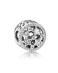 925 Sterling Silver Charms,Illuminating Stars Bead Charm,Pandora Charms,Charms for Pandora Charm Bracelet,Charms for Bracelet