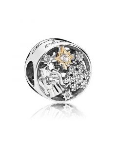 Charms for Bracelet,Celestial Wonder Clear CZ Charm,Charms for Pandora Charm Bracelet,Pandora Charms,925 Sterling Silver Charms