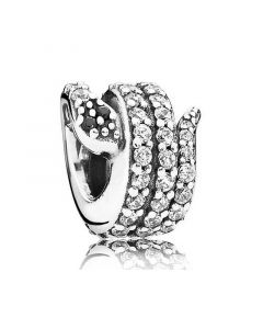 Pandora Charms,Charms for Bracelet,Charms for Pandora Charm Bracelet,Sparkling Snake Charm,925 Sterling Silver Charms
