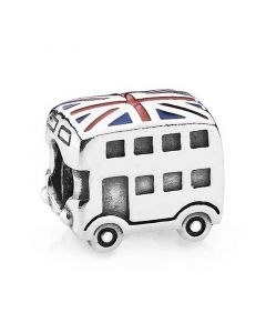 Charms for Bracelet,Pandora Charms,Union Jack London Bus Charm,Charms for Pandora Charm Bracelet,925 Sterling Silver Charms