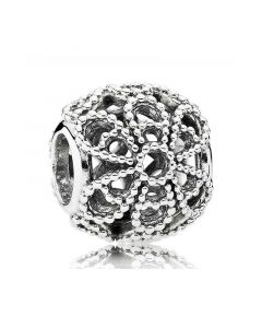 925 Sterling Silver Charms,Charms for Bracelet,Openwork Roses Flower Charm,Pandora Charms,Charms for Pandora Charm Bracelet