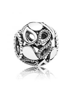 Pandora Charms,925 Sterling Silver Charms,Openwork Teardrop Charm,Charms for Bracelet,Charms for Pandora Charm Bracelet