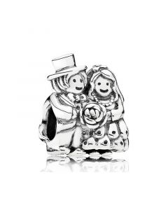 Charms for Pandora Charm Bracelet,Pandora Charms,Bride & Groom Mr. Mrs. Wedding Charm,Charms for Bracelet,925 Sterling Silver Charms