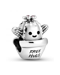 925 Sterling Silver Charms,Free Hugs Cactus Charm,Charms for Pandora Charm Bracelet,Pandora Charms,Charms for Bracelet