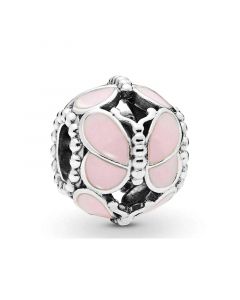 925 Sterling Silver Charms,Pandora Charms,Pink Butterflies Charm,Charms for Bracelet,Charms for Pandora Charm Bracelet