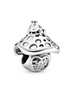 Charms for Bracelet,925 Sterling Silver Charms,Charms for Pandora Charm Bracelet,Mushroom & Frog Charm,Pandora Charms