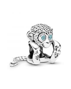 925 Sterling Silver Charms,Charms for Bracelet,Sparkling Monkey Dangle Charm,Pandora Charms,Charms for Pandora Charm Bracelet