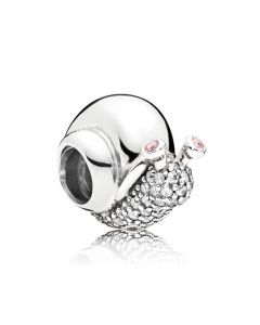 Sparkling Snail Charm,925 Sterling Silver Charms,Pandora Charms,Charms for Bracelet,Charms for Pandora Charm Bracelet