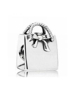 Bow Bag Charm,Charms for Bracelet,Pandora Charms,Charms for Pandora Charm Bracelet,925 Sterling Silver Charms,For Pandora Charm Bracelet