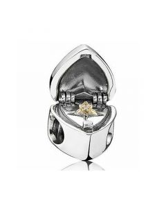 Pandora Charms,925 Sterling Silver Charms,Charms for Bracelet,Charms for Pandora Charm Bracelet,Heart Gift Box Charm