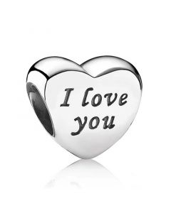 Charms for Pandora Charm Bracelet,Words of Love "I Love You" Charm,Pandora Charms,Charms for Bracelet,925 Sterling Silver Charms