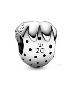 Strawberry Charm,Charms for Bracelet,Charms for Pandora Charm Bracelet,925 Sterling Silver Charms,For Pandora Charm Bracelet,Pandora Charms