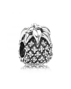 Pandora Charms,Charms for Bracelet,Pave Clear CZ Pineapple Charm,925 Sterling Silver Charms,Charms for Pandora Charm Bracelet