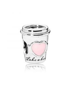 Charms for Pandora Charm Bracelet,Pandora Charms,For Pandora Charm Bracelet,Charms for Bracelet,Drink To Go Charm,925 Sterling Silver Charms